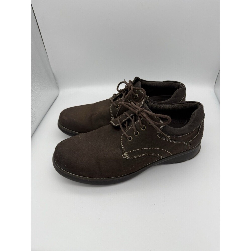 Mountain Creek Shoes Mens 10 Dark Brown "Hamilton" Lace Up Oxfords Work Travel